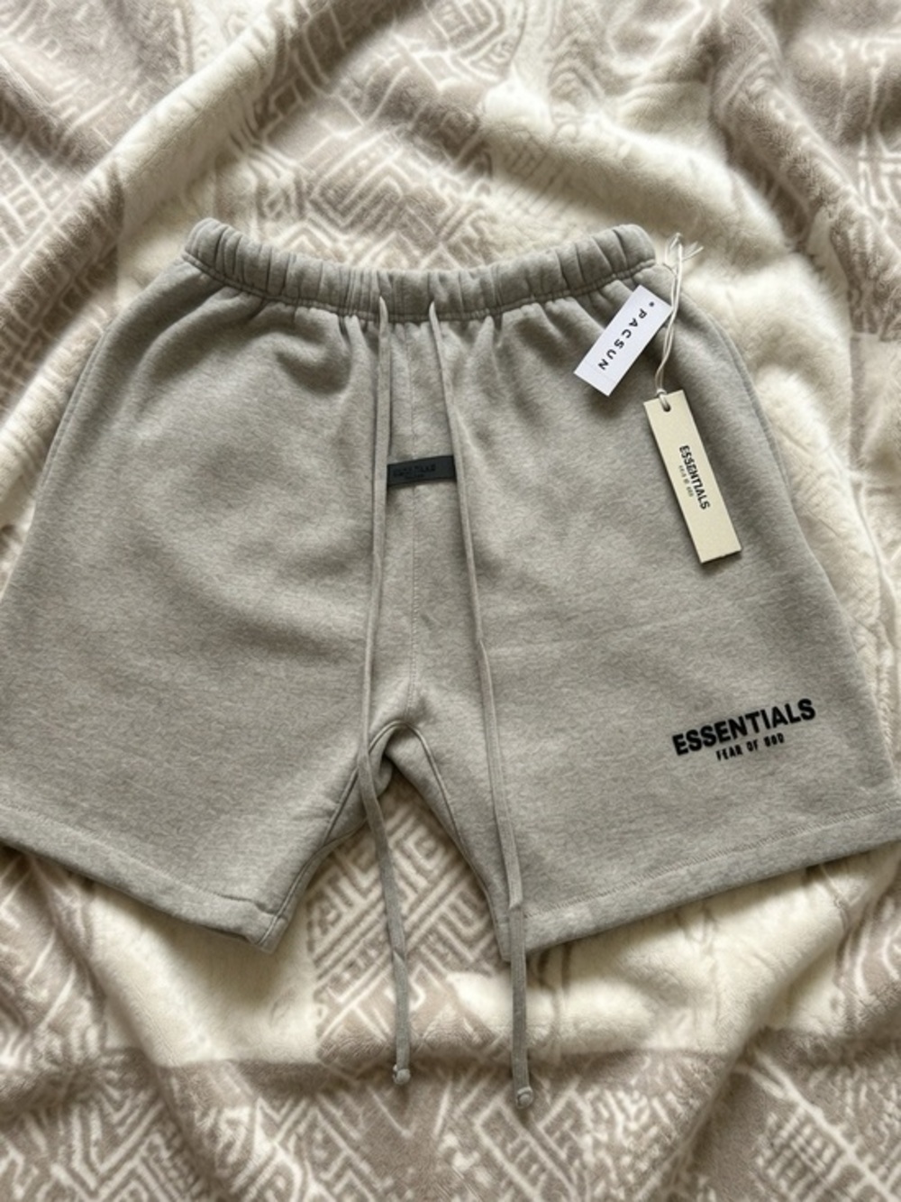 Fear of God ESSENTIALS Men's Dark Oatmeal Shorts Multiple Sizes
